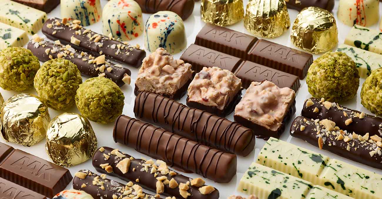 confectioneries lined up