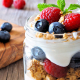 parfaits on a surface